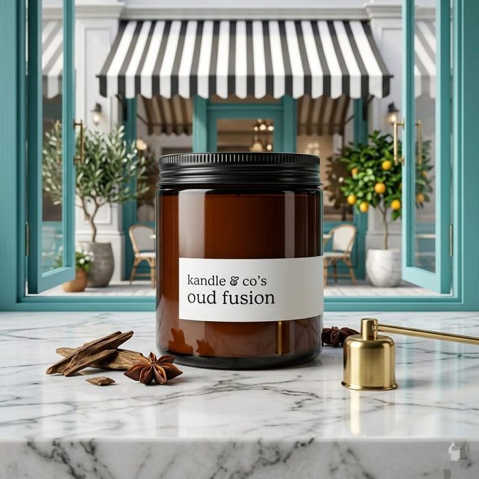 Oud Fusion Candle - Tayyib Store - Kandle & Co's - Lahore