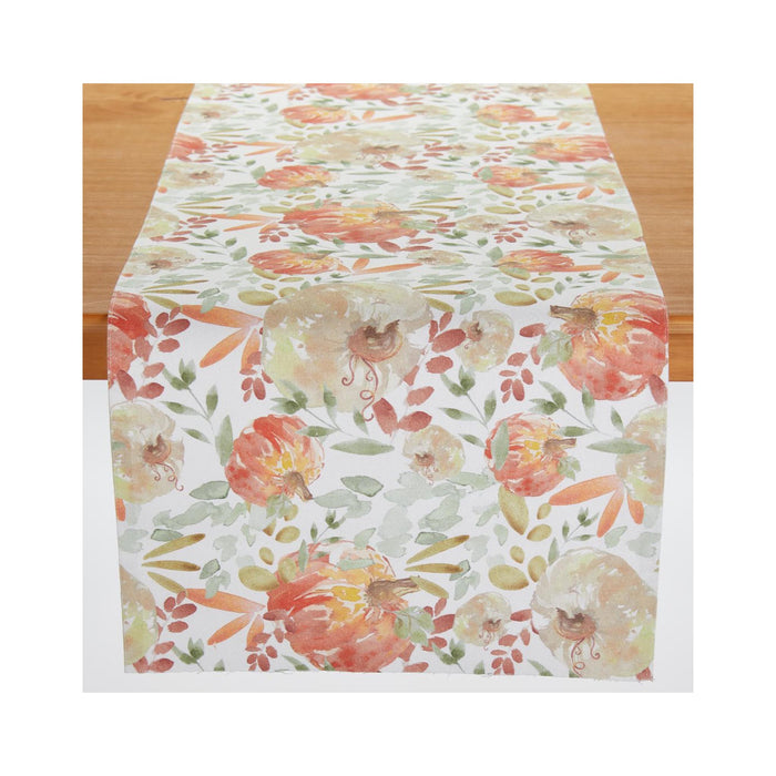 Painted Pumpkin Table Runner