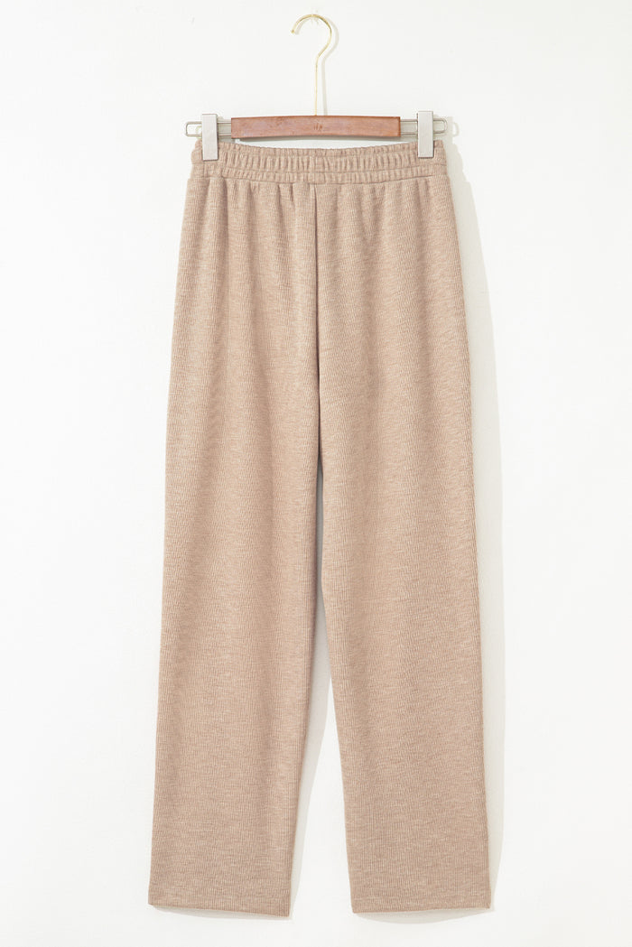 Pantalon à cordon de cordonnage en velours côtelé