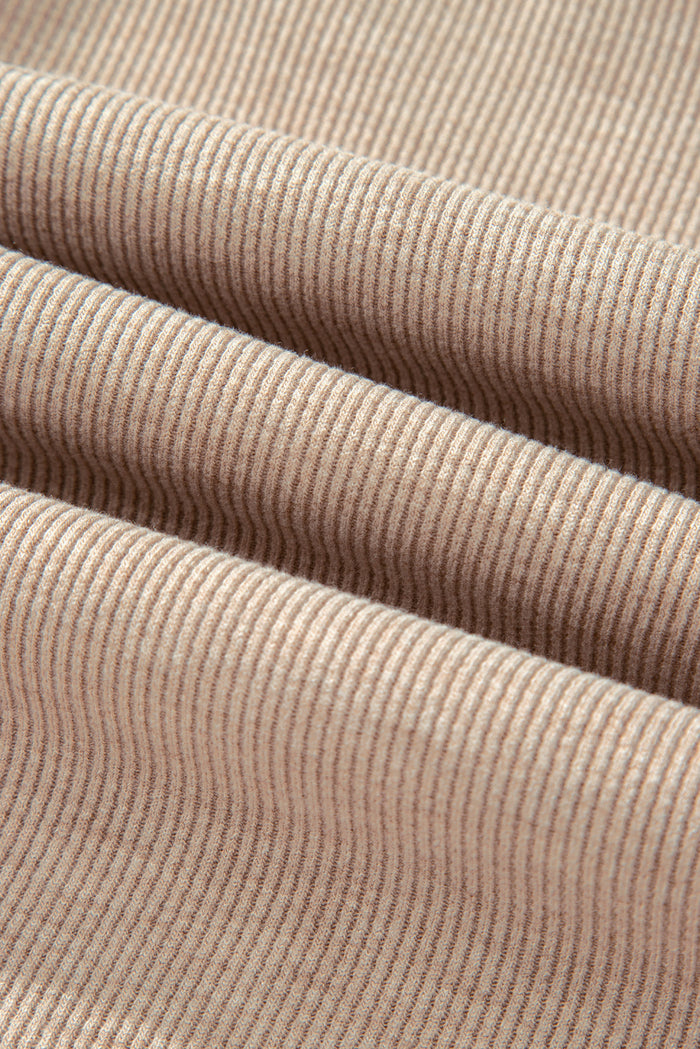 Pantalon à cordon de cordonnage en velours côtelé