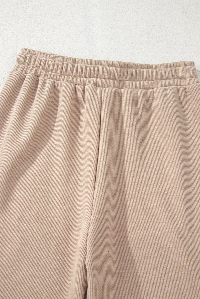 Pantalon à cordon de cordonnage en velours côtelé