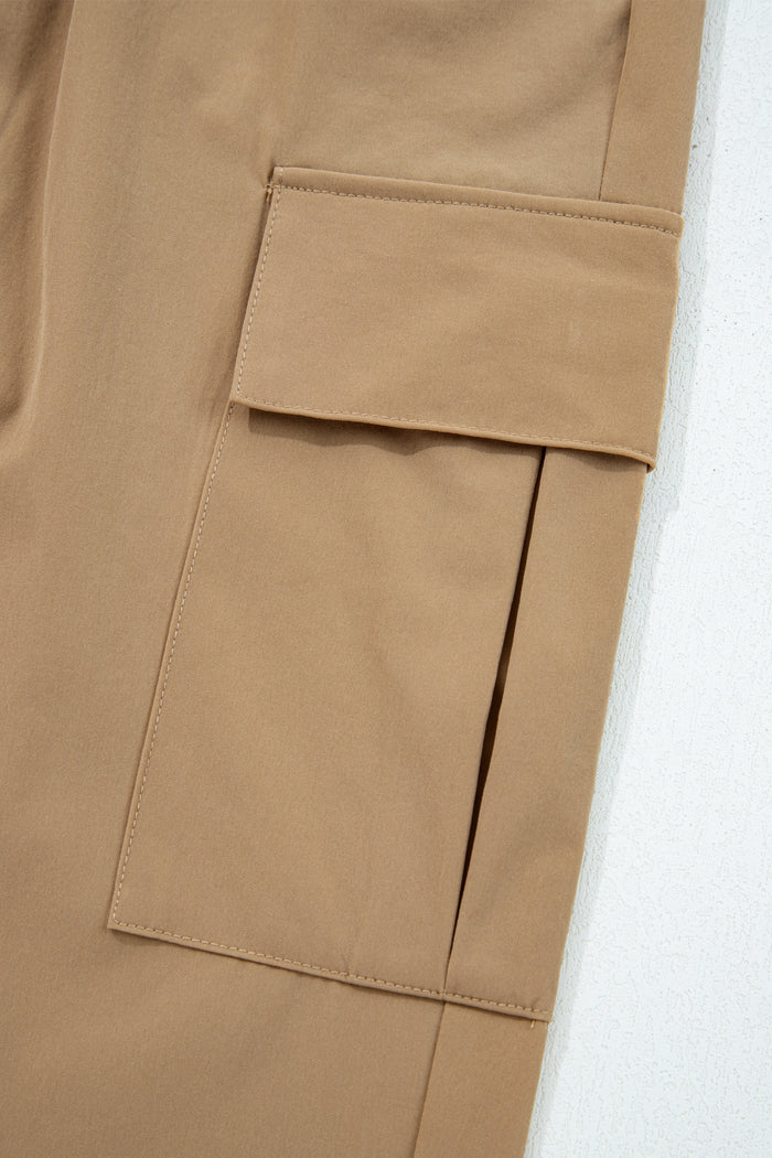 Pantalon de jogger de cargo à la taille haute