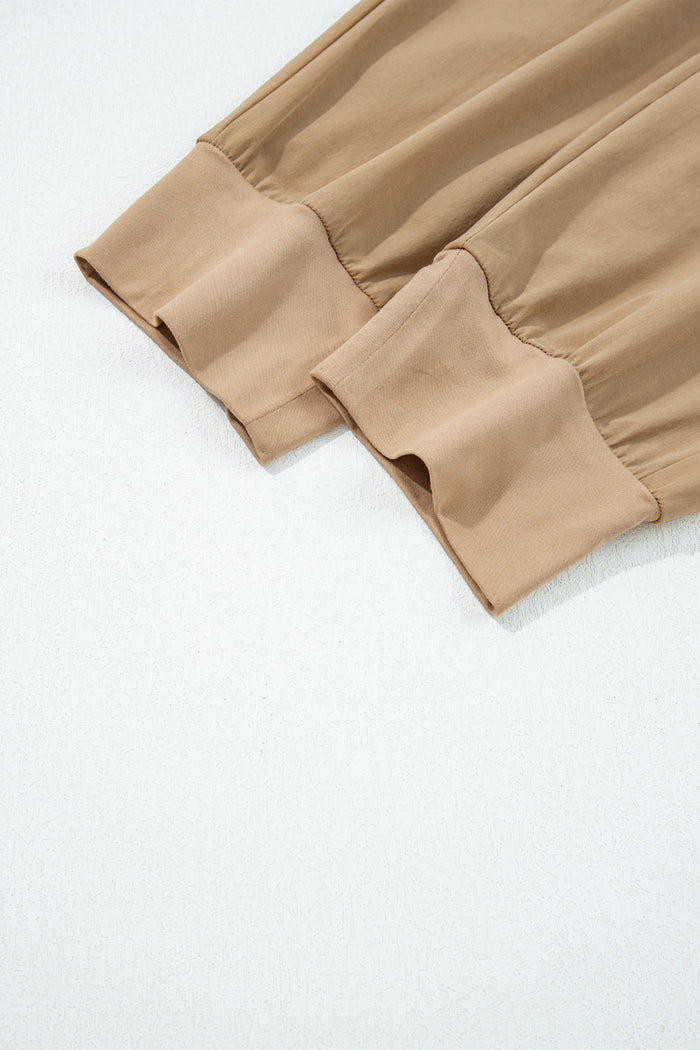 Pantalon de jogger de cargo à la taille haute