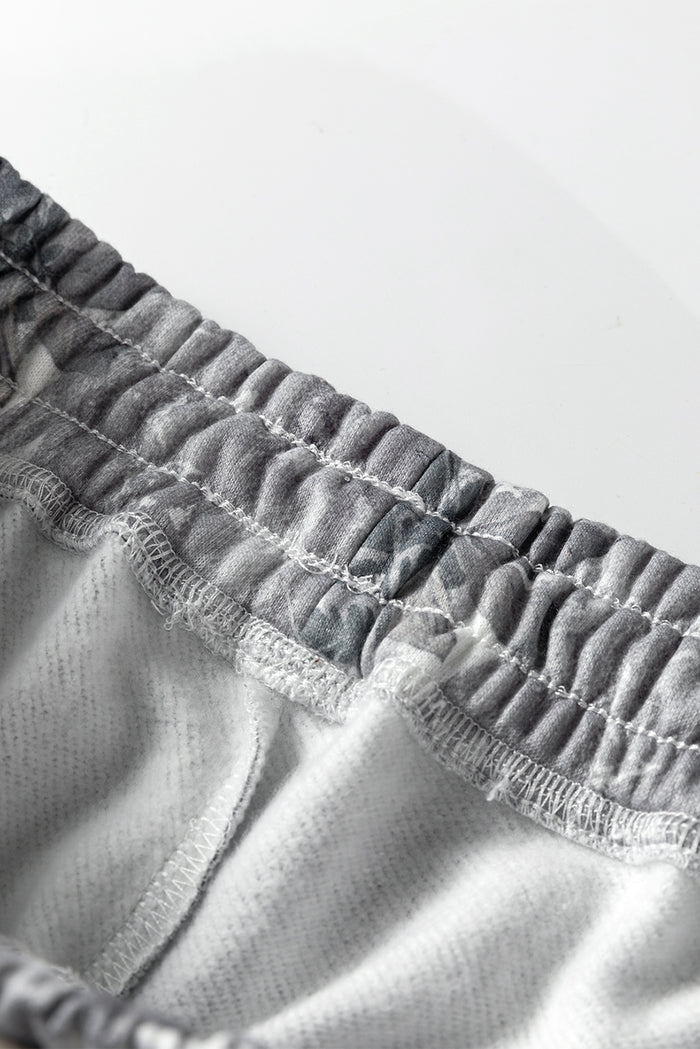 Pantalon de jogging confortable à imprimé camouflage