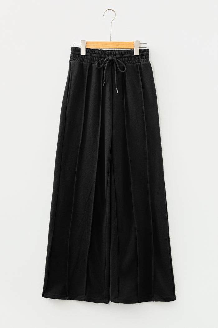 Pantalon de survêtement noir taille haute