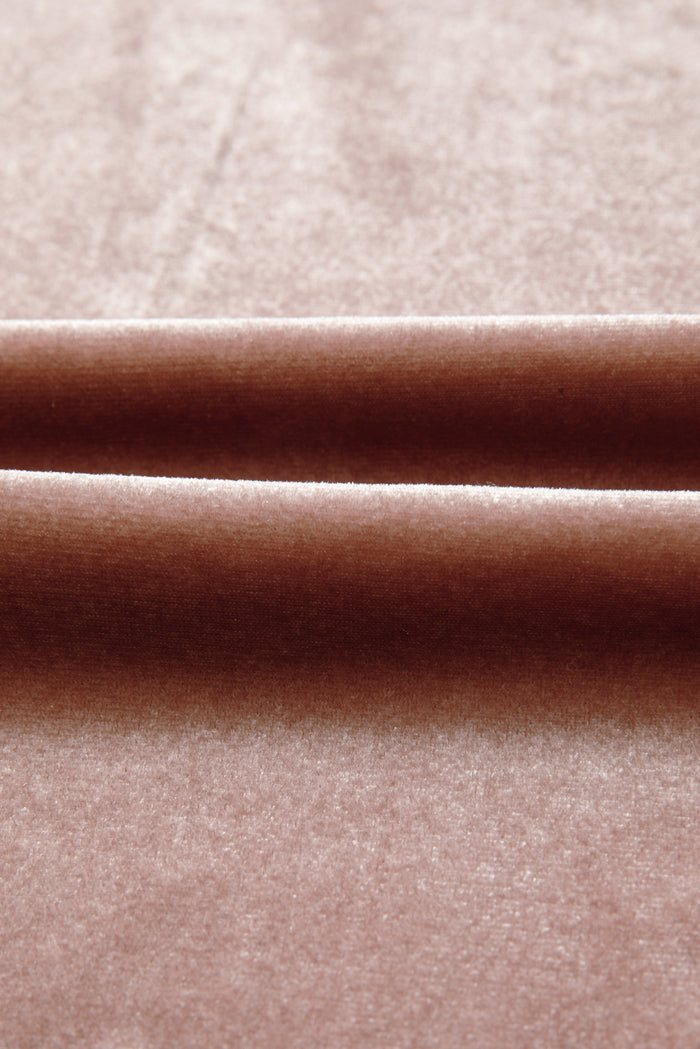 Pantalon taille haute à lacets minéraux marron