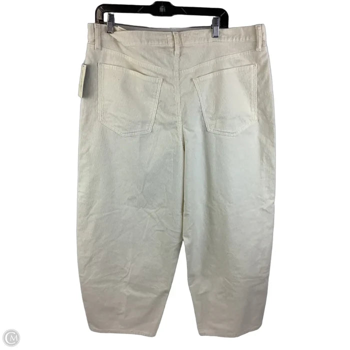 Pants Corduroy By Universal Thread In Cream, Size: 16
