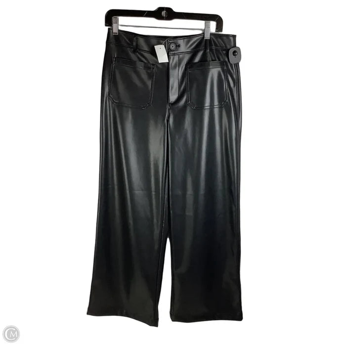 Pants Wide Leg By Loft In Black, Size: 6