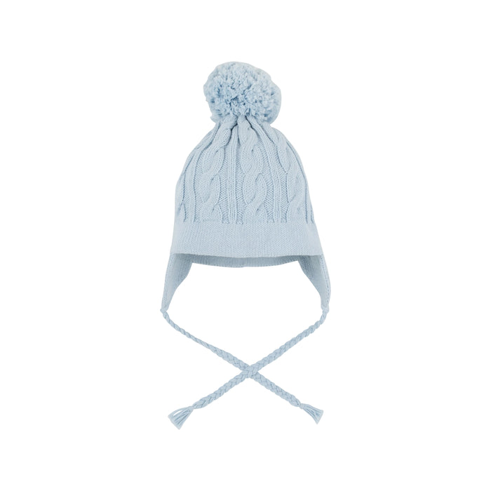 Parrish Pom Pom Hat-Cable Knit