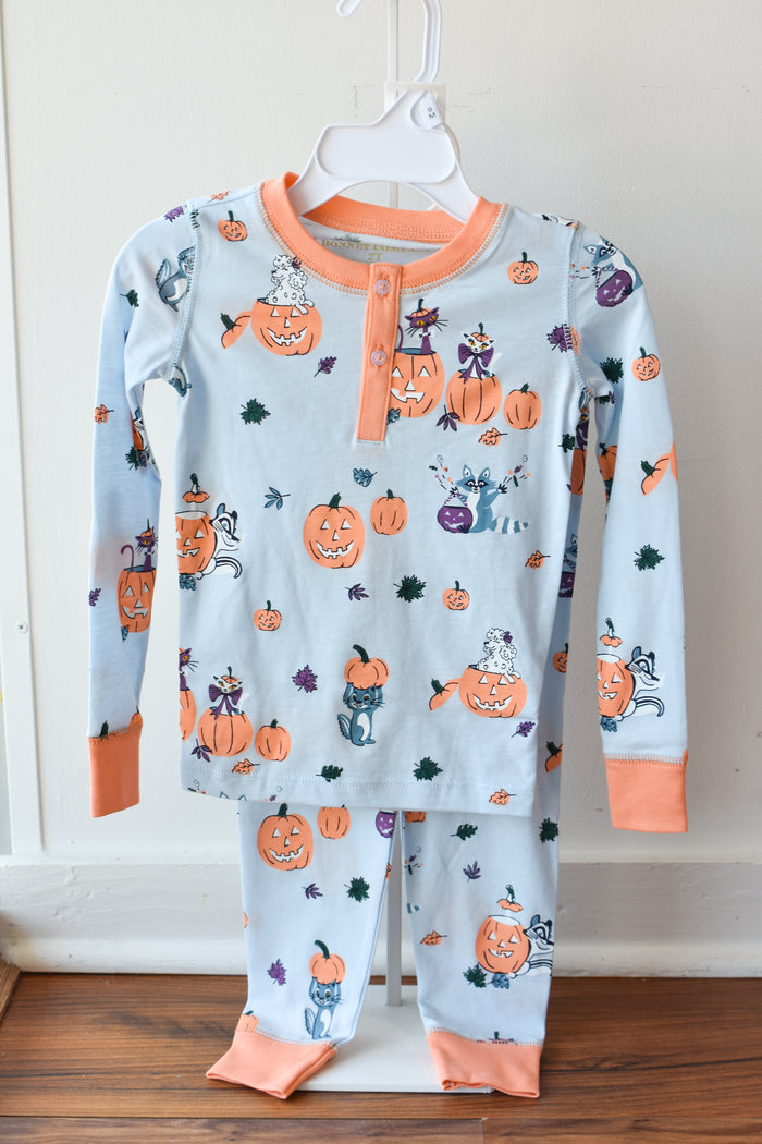 Payton Pajama Set-Blue Candy and Critters