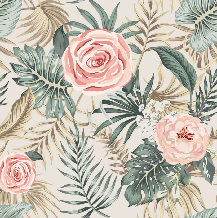 Peony Tropic Bow