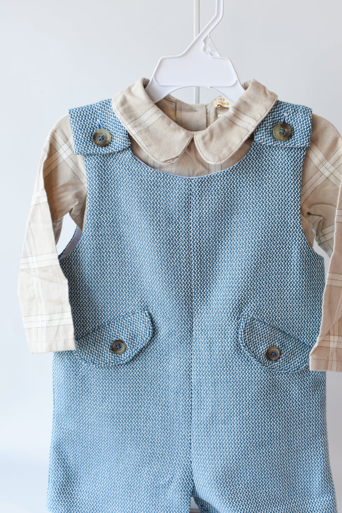 Peter Pan Collar Shirt-Thompson Park Plaid