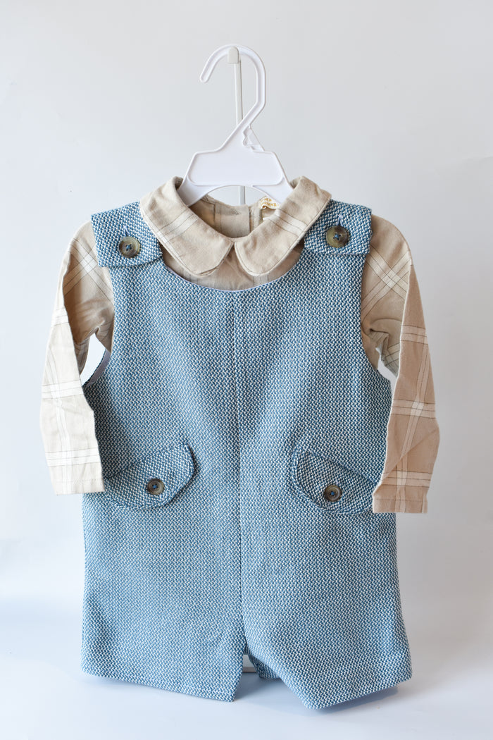 Peter Pan Collar Shirt-Thompson Park Plaid