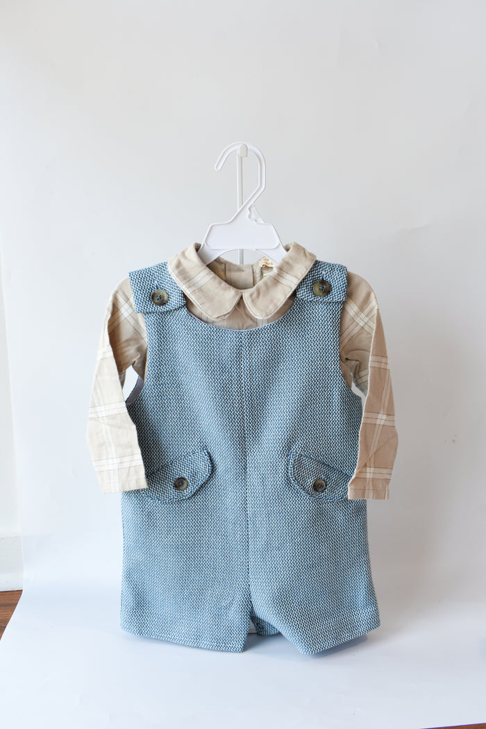 Peter Pan Collar Shirt-Thompson Park Plaid