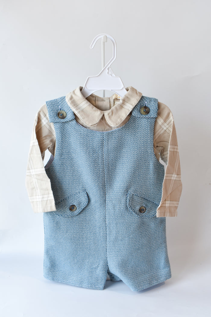 Peter Pan Collar Shirt-Thompson Park Plaid