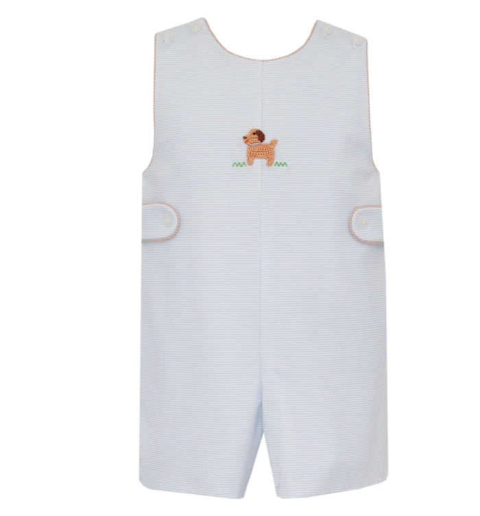 Petit Pups Blue Stripe Knit Jon Jon