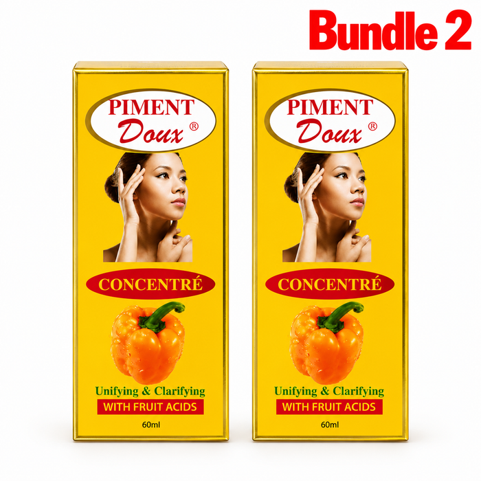 Piment Doux Serum 60ml in a branded bottle, hydrating facial serum formulated to moisturize and nourish the skin while promoting a smooth, soft, and radiant-looking complexion.