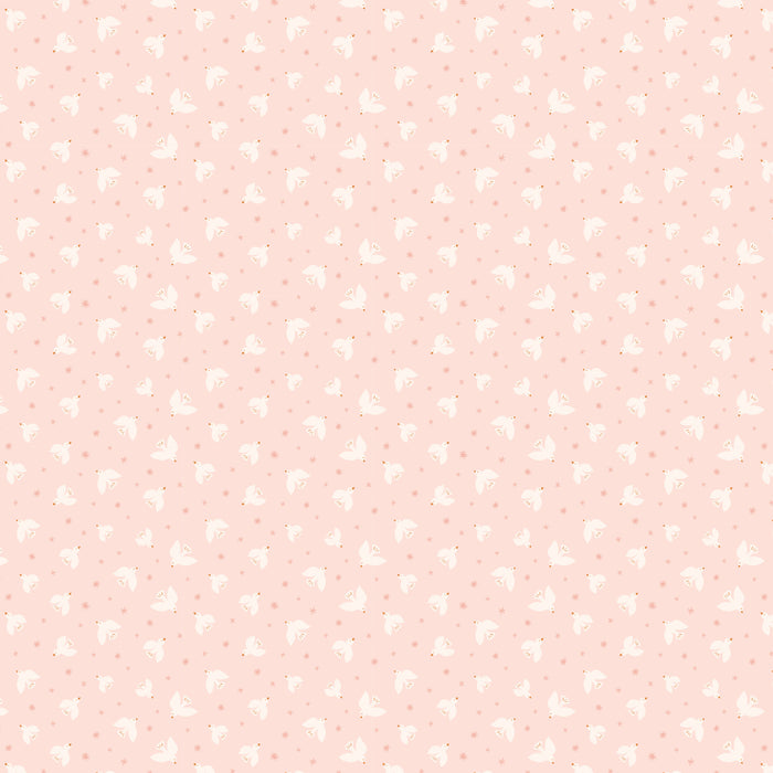 Pink Doves Muslin Wrap Swaddle