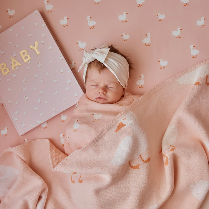 Pink Ducks Blanket - PRE-ORDER (OCTOBER)