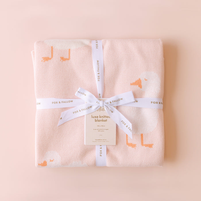 Pink Ducks Blanket - PRE-ORDER (OCTOBER)