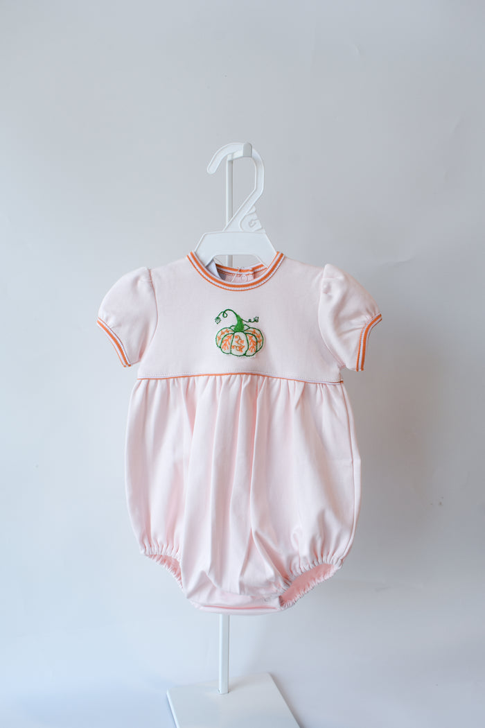 Pink Mini Pumpkin Puff Sleeve Bubble