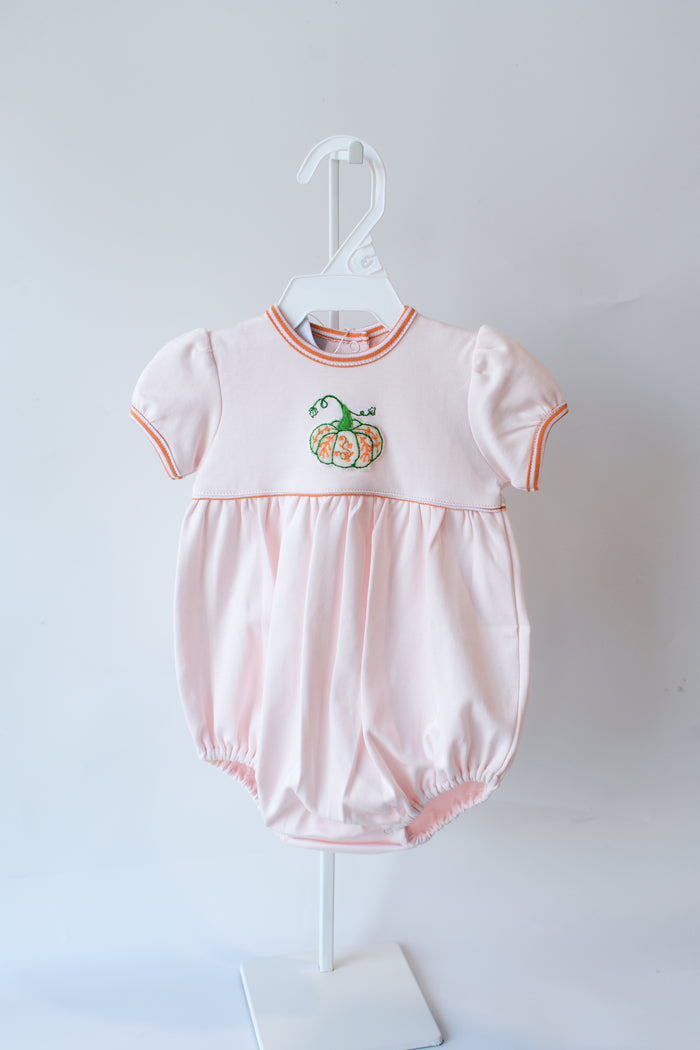 Pink Mini Pumpkin Puff Sleeve Bubble