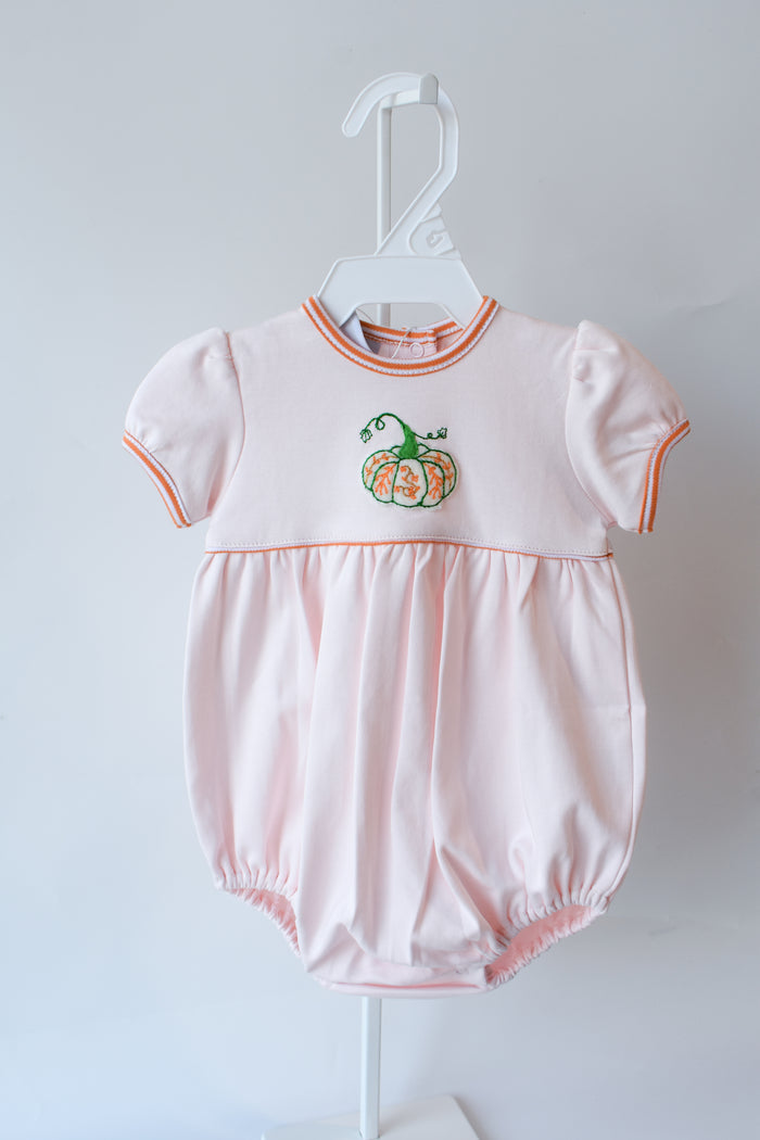 Pink Mini Pumpkin Puff Sleeve Bubble