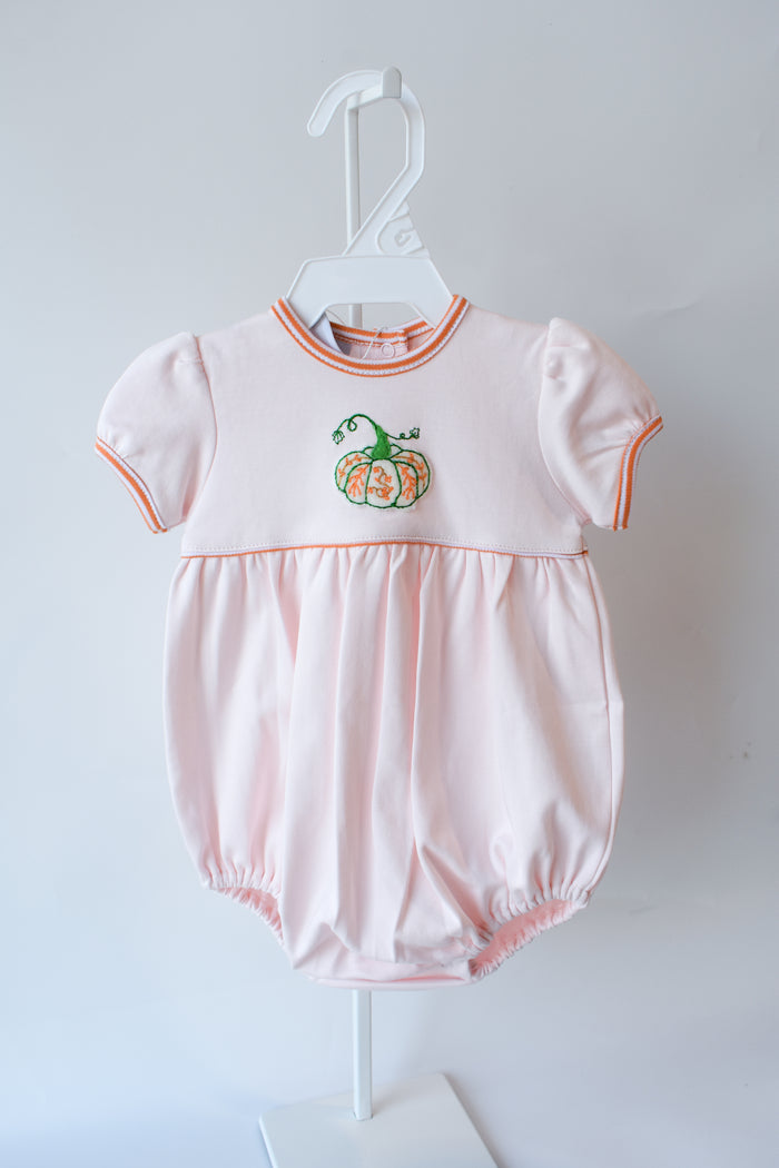 Pink Mini Pumpkin Puff Sleeve Bubble