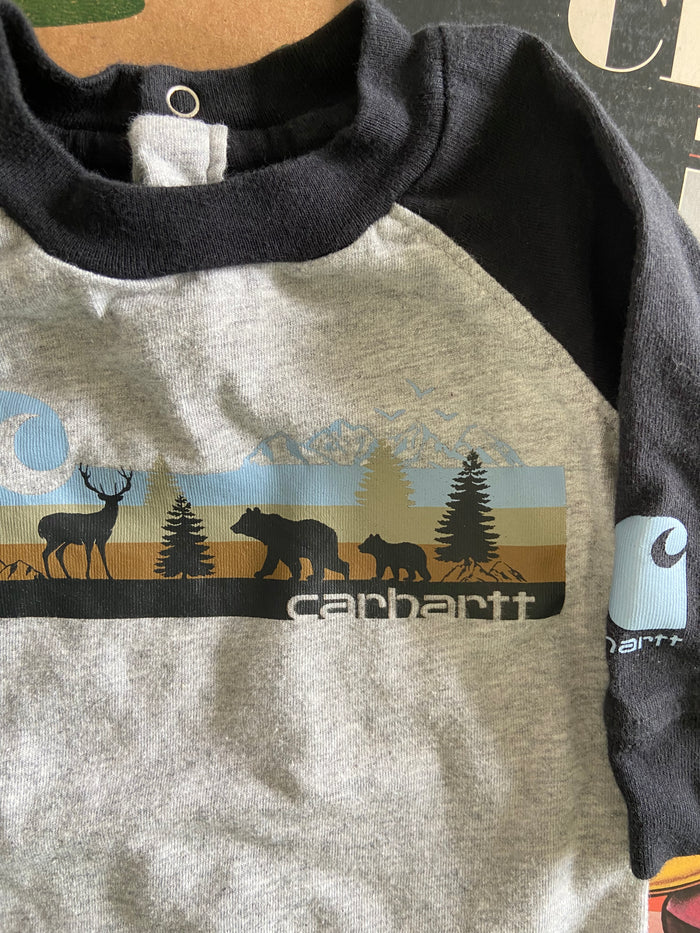 Pre-Loved Carhartt The Woods Wildlife Bodysuit *3 Months - Deer Creek Mercantile