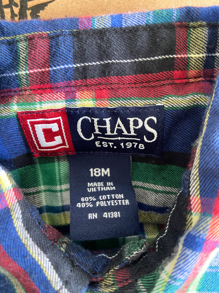 Pre-Loved Chaps Button Down Shirt *18 Months - Deer Creek Mercantile