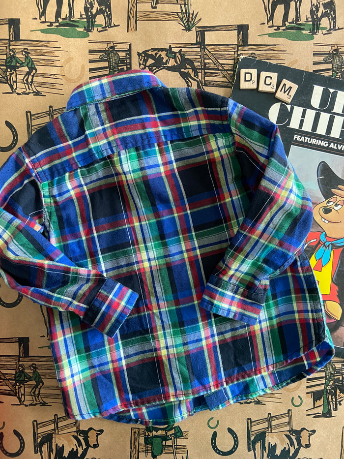 Pre-Loved Chaps Button Down Shirt *18 Months - Deer Creek Mercantile