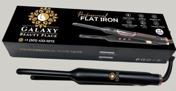Professional Flat Iron for Hair by Galaxy Beauty Place