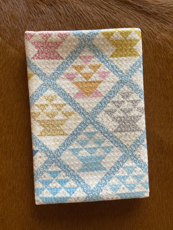 Quilt Print Dish Towel ~ Candy Basket - Deer Creek Mercantile
