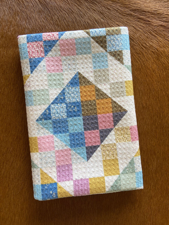 Quilt Print Dish Towel ~ Split Nine Patch - Deer Creek Mercantile