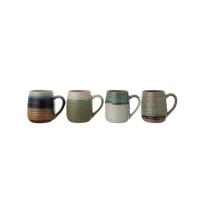 Reactive Glaze Stoneware Mugs