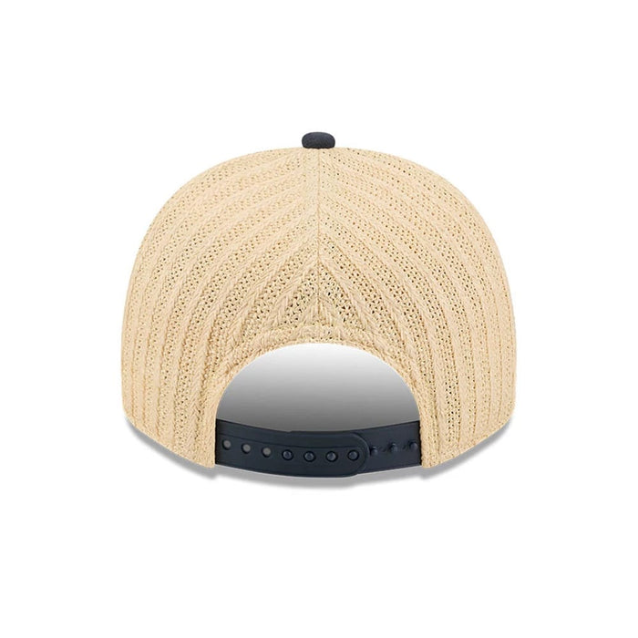 Pictured is this MLB Grained Boston Red Sox 9FIFTY A-Frame Snapback cap in navy. 7