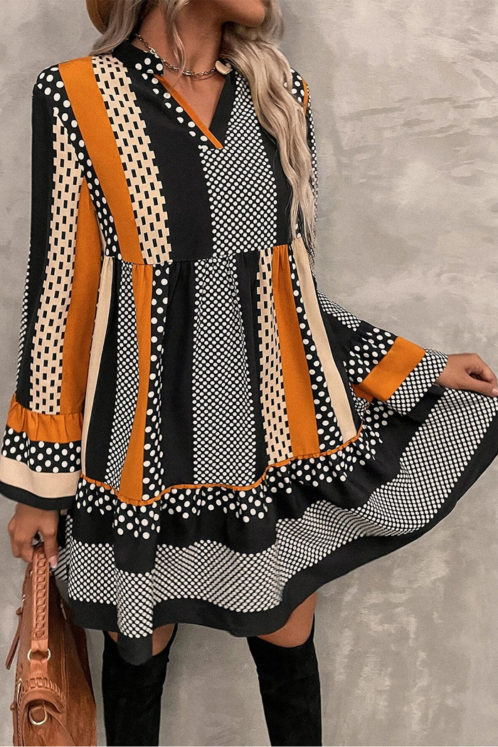 Robe à Imprimés Variés *
