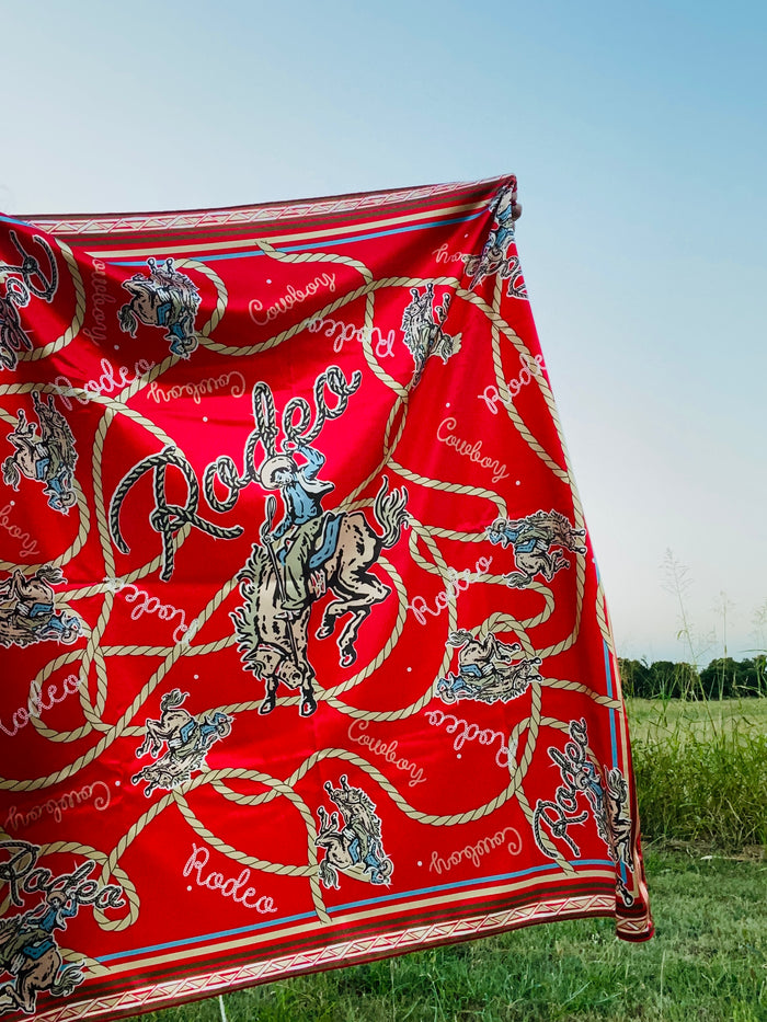 Rodeo Time Western Wild Rag - Deer Creek Mercantile