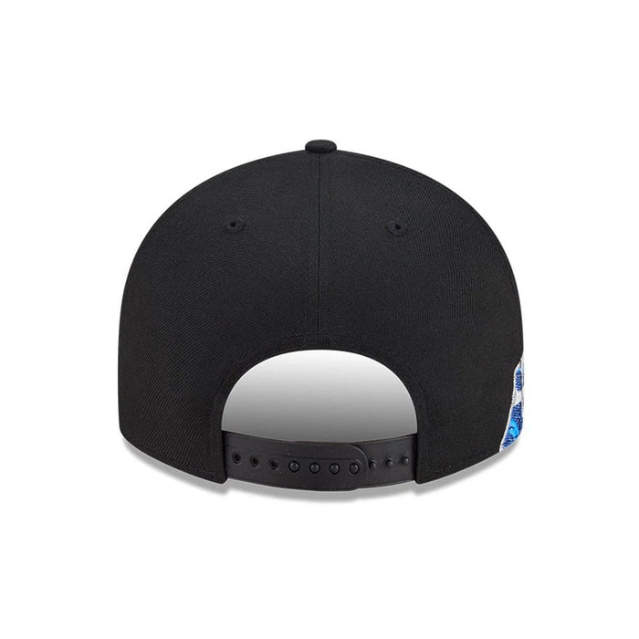 Pictured is this MLB Vissurf San Diego Padres 9FIFTY Snapback cap in black. 7