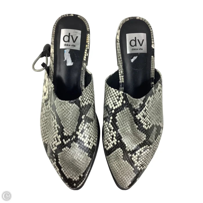 Sandals Flats By Dolce Vita In Snakeskin Print, Size: 7.5