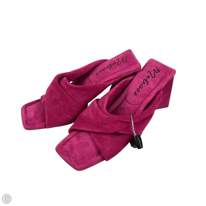 Sandals Heels Block By Matisse In Pink, Size: 8