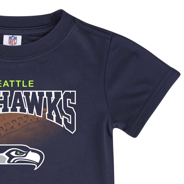 Seattle Seahawks Toddler Boys Tee Shirt-Gerber Childrenswear