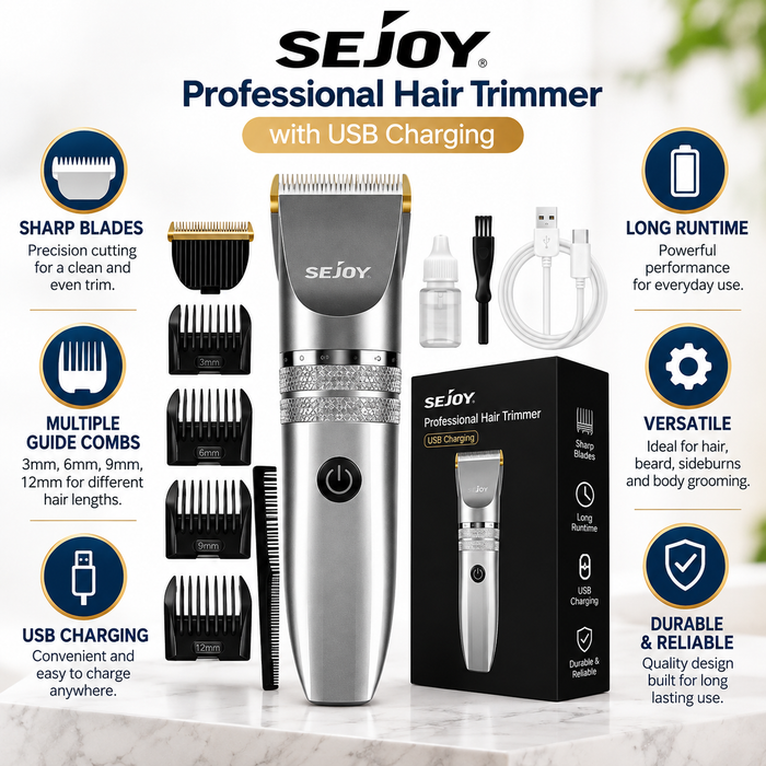 SEJOY – Professional Hair Trimmer with USB Charging SEJOY