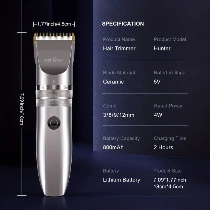 SEJOY – Professional Hair Trimmer with USB Charging SEJOY
