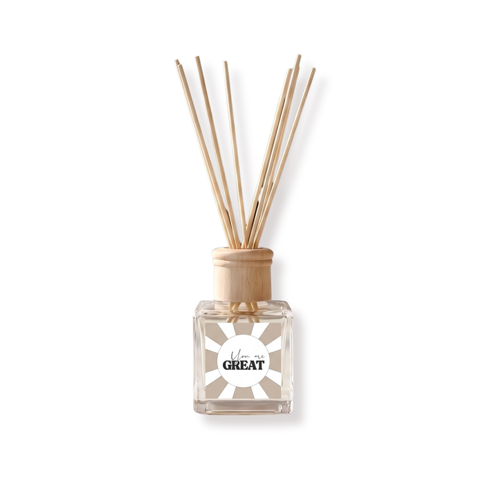 Set-  Cadeauset You Are Great – Geurstokjes 100 ml, Roomspray 300 ml & Servetten – Giftset