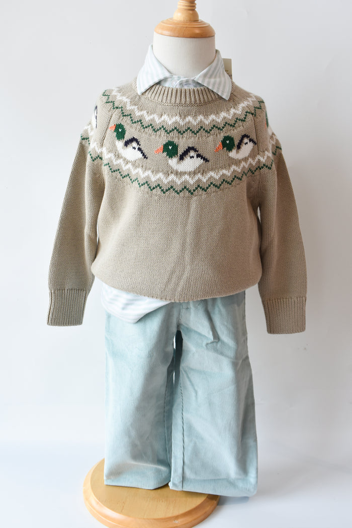 Sheffield Pants-Corduroy Old Greenwich Green