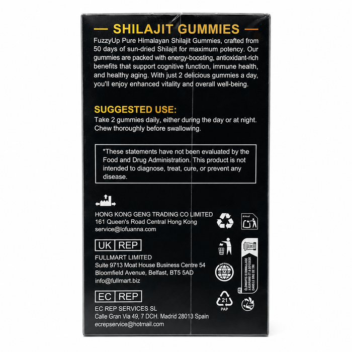 Shilajit Gummies | Himalayan Energy & Wellness Support - Yado African & Caribbean Market