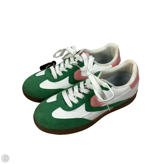 Shoes Sneakers By Cmc In Green & Pink, Size: 7