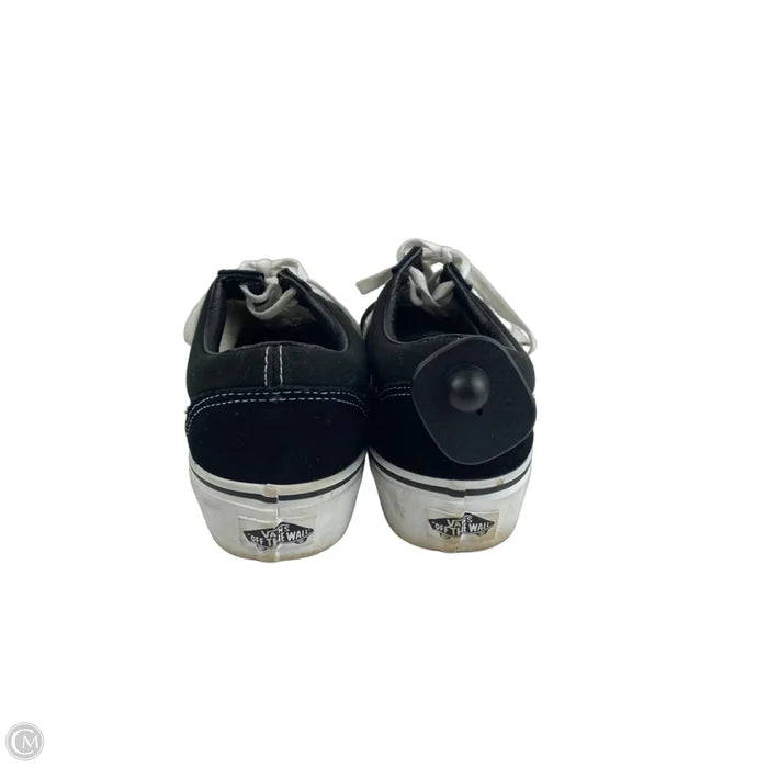 Shoes Sneakers By Vans In Black, Size: 8.5
