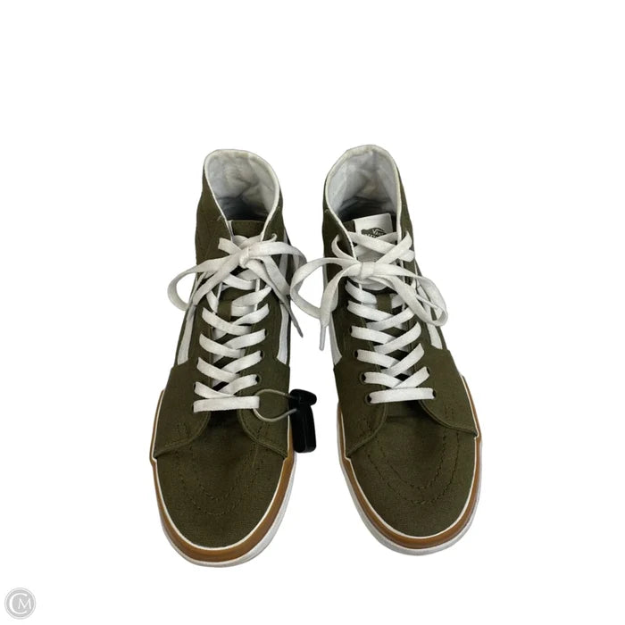Shoes Sneakers By Vans In Green, Size: 10